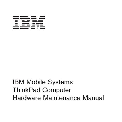 Full Download Thinkpad T23 Service And Troubleshooting Guide 