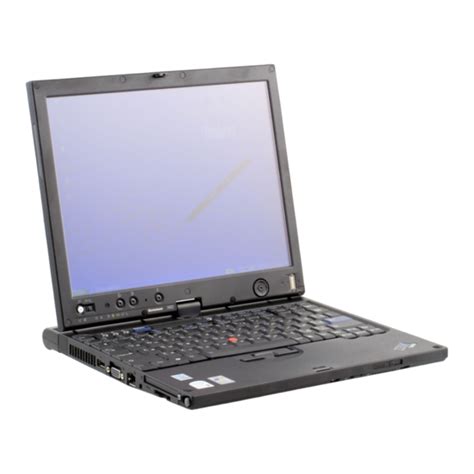 Read Online Thinkpad X60 User Guide 