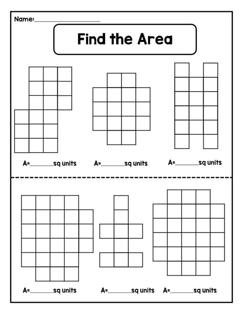 Third Grade Area Worksheets   3rd Grade Math Worksheets Common Core Aligned Resources - Third Grade Area Worksheets