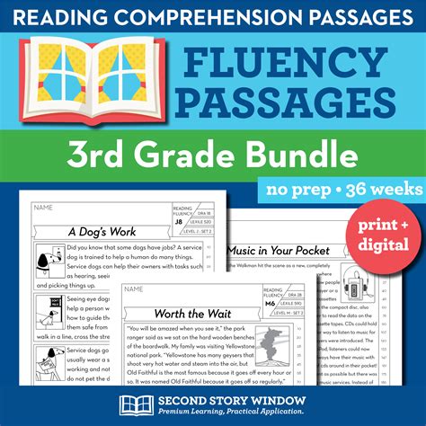 Third Grade Fluency Passages Pdf