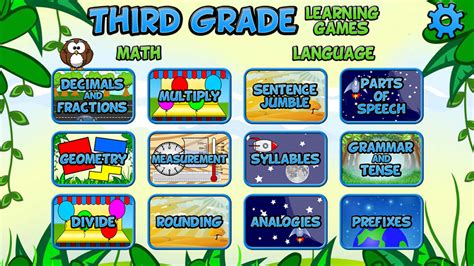 Third Grade Learning Activities   Free Online Resources For 3rd Grade Education Com - Third Grade Learning Activities