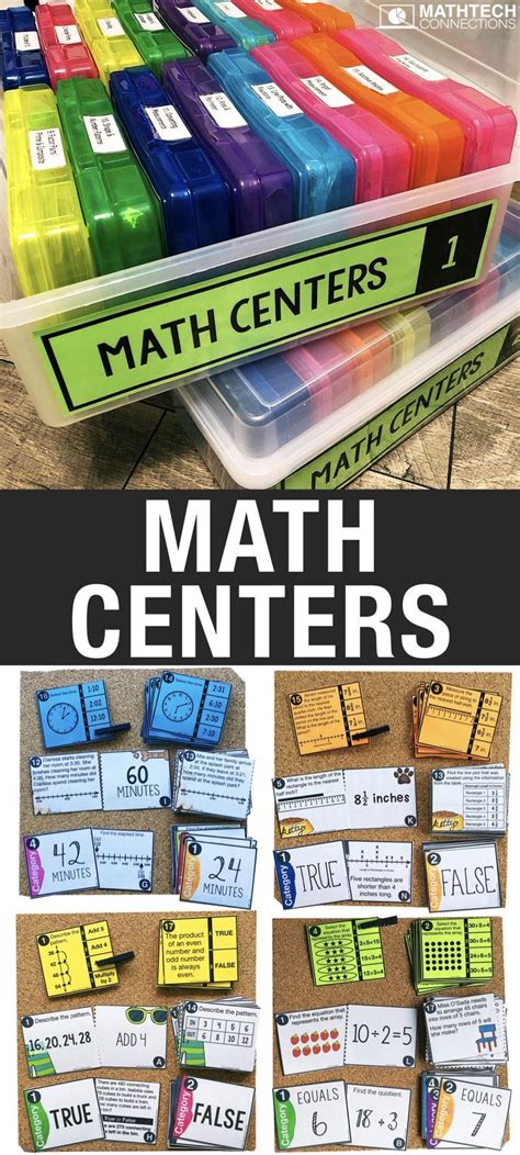 Third Grade Math Centers   4 Amazing Activity Ideas For Math Centers In - Third Grade Math Centers