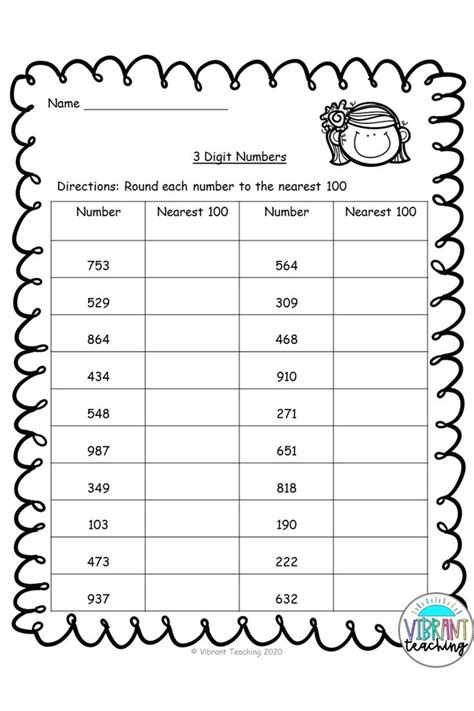 Third Grade Math Practice Rounding Inequalities And Multiples Third Grade Rounding Worksheets - Third Grade Rounding Worksheets