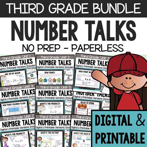 Third Grade Number Talks   How To Run An Effective Number Talk In - Third Grade Number Talks