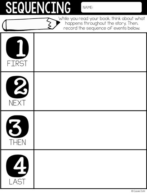 Third Grade Sequencing Reading Graphic Organizers Sequence Graphic Organizer 3rd Grade - Sequence Graphic Organizer 3rd Grade