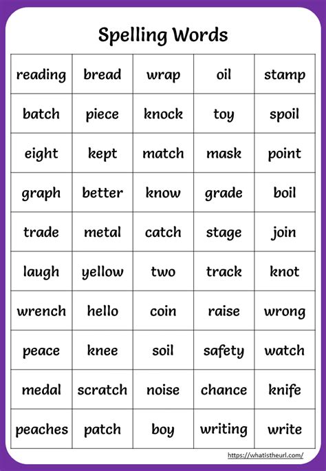 third grade spelling words Google Search Third grade spelling