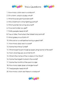 Third Grade Trivia Questions   Fun Trivia For 3rd Graders Documentine Com - Third Grade Trivia Questions