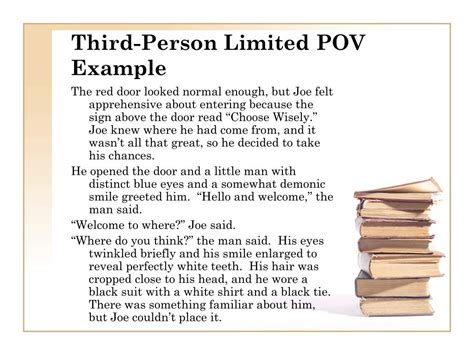 third person limited examples in music