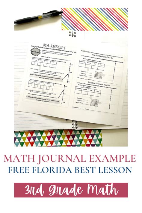 Full Download Third Grade Math Journal Ideas 