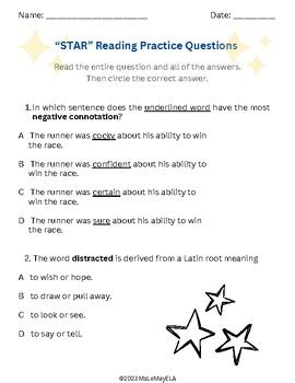 Read Third Grade Star Test Practice Pdf 