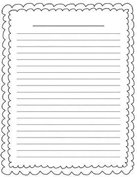 Download Third Grade Writing Paper Template 