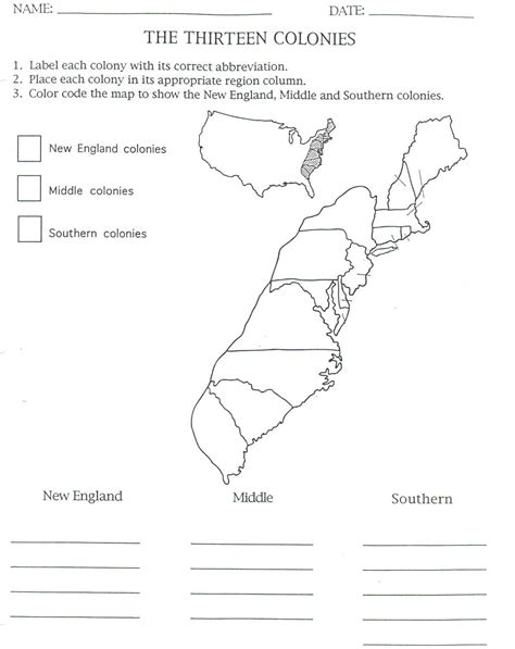 Thirteen Colonies Coloring Map Instant Worksheets Thirteen Colonies Map Worksheet Answers - Thirteen Colonies Map Worksheet Answers