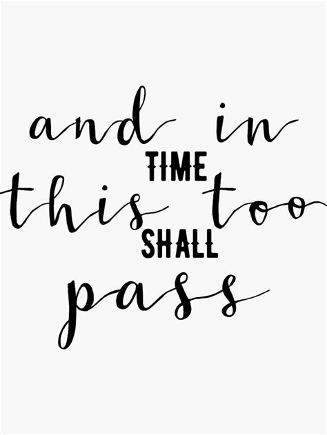 This Time Too Shall Pass