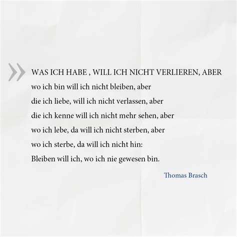 Thomas Brasch Gedichte