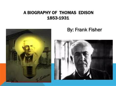 thomas edison biography powerpoint