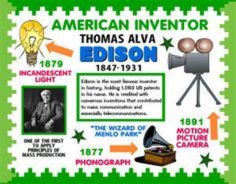 thomas edison kid friendly biography of benjamin