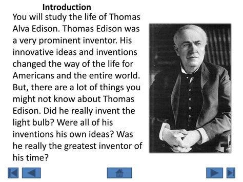 thomas edison life summary