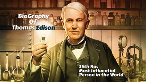 thomas edison timeline youtube