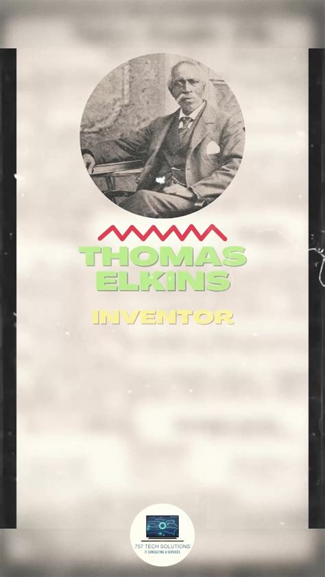 thomas elkins inventor biography