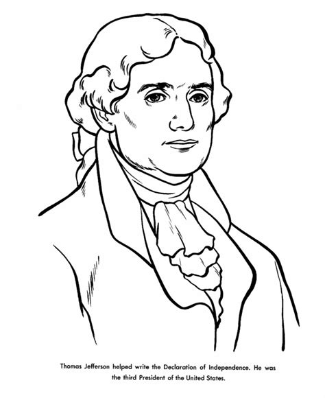 Thomas Jefferson Coloring Page Free Printable Coloring Pages Declaration Of Independence Coloring Page - Declaration Of Independence Coloring Page