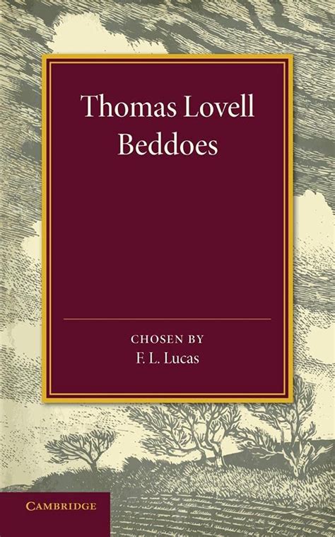 thomas lovell beddoes biography examples