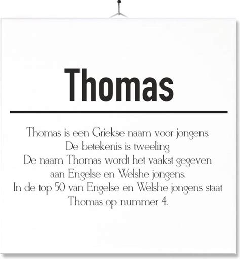 thomas naam