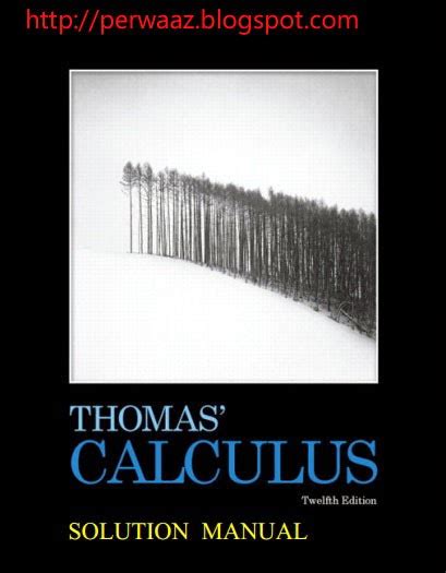 Full Download Thomas Calculus 12Th Edition Solution Manual Download 