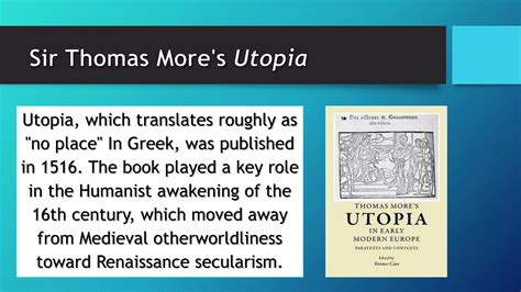Full Download Thomas More Utopia Summary 