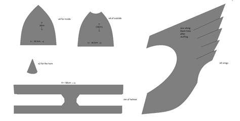 thor wings template