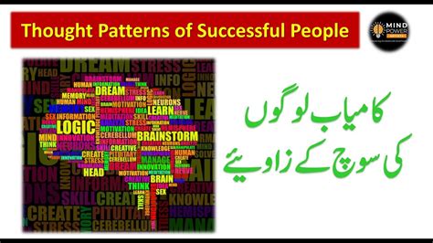 Thought Patterns For A Successful Careerm