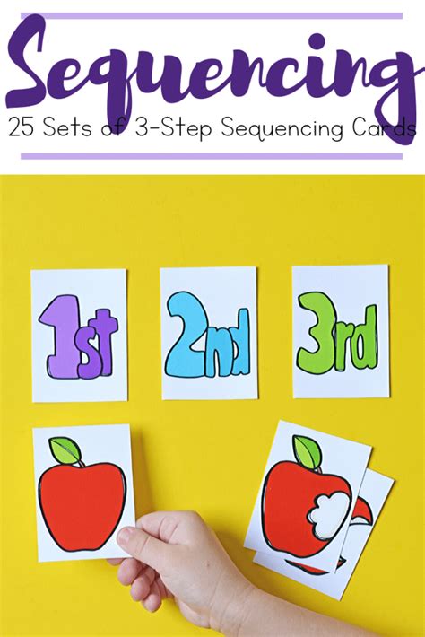 Three 3 Step Sequencing Picture Cards Stories Bundle Sequencing Stories For 1st Grade - Sequencing Stories For 1st Grade