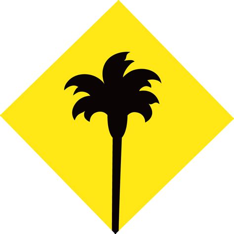Three Letter Restaurant With Palm Tree Logo