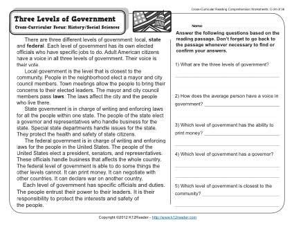 Three Levels Of Government Worksheets K12 Workbook Three Levels Of Government Worksheet - Three Levels Of Government Worksheet