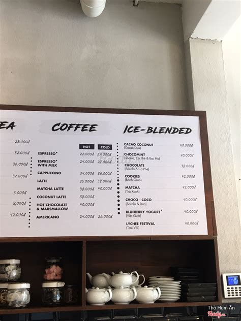 three o'clock menu | Three Oclock Review menu ung khng gian