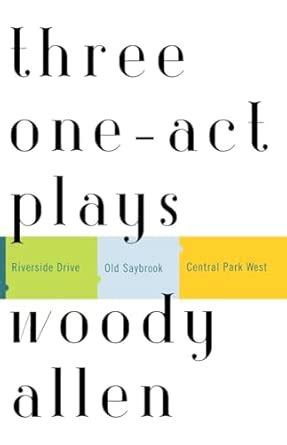 Three One Act Plays Riverside Drive Old Saybrook C