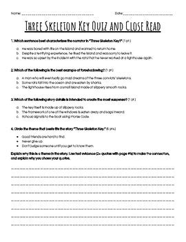 Full Download Three Skeleton Key Test Answers 