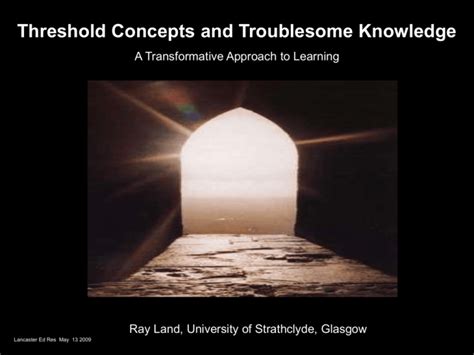 Download Threshold Concepts And Troublesome Knowledge 