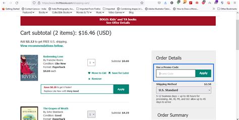 Thriftbooks Discount Coupon Code