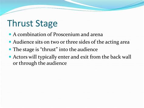 Thrust Stage Facts
