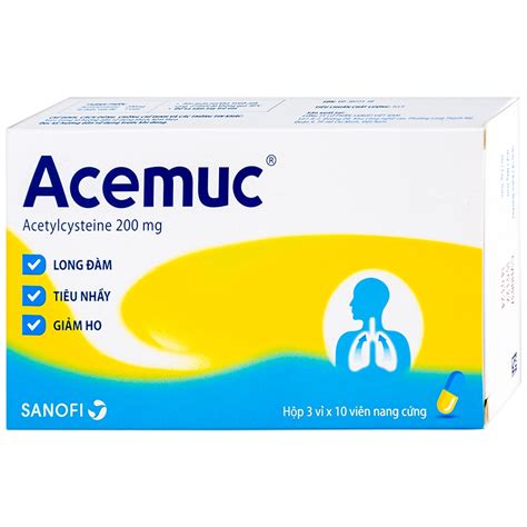 thuốc acemuc | Acemuc 200mg hp 30 gi tiu cht