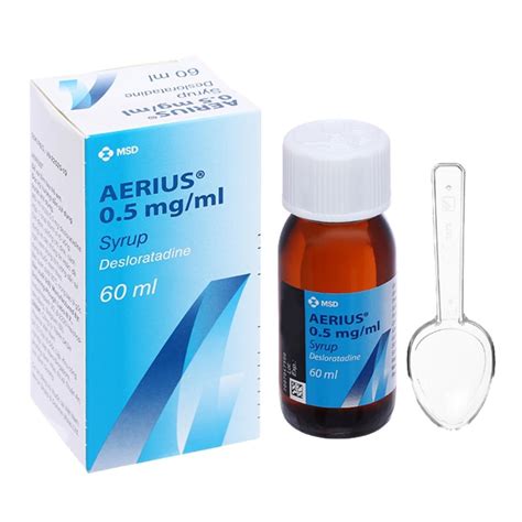 thuốc aerius | Siro Aerius 05 mgml iu tr vim