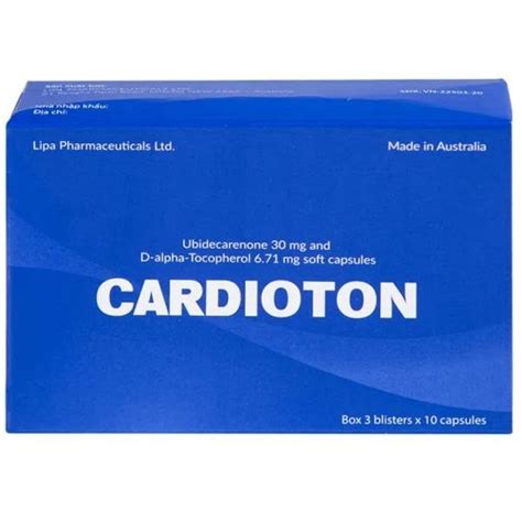 thuốc cardioton | Thuc Cardioton 30mg Thuc h tr chc