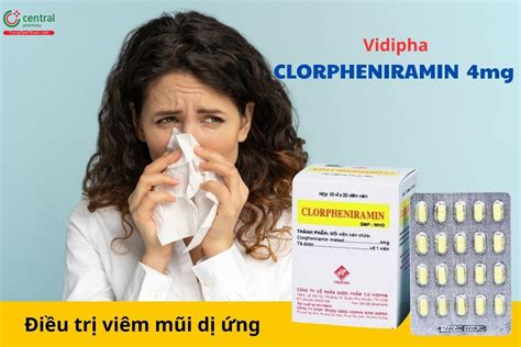 thuốc clorpheniramin 4 | Clorpheniramin 4mg Thuc bit dc cng dng