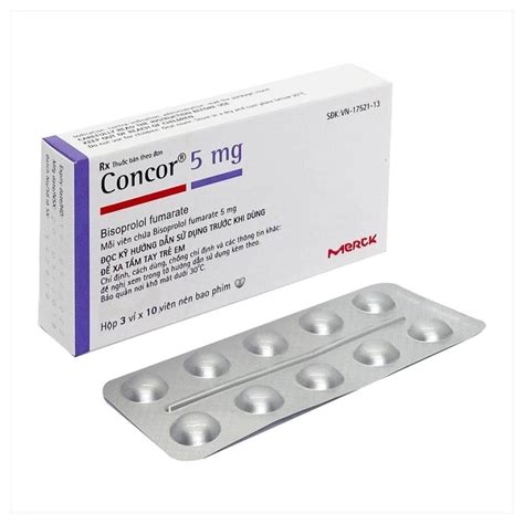 thuốc concor 5mg | Thuc gim nhp tim Concor chi tit