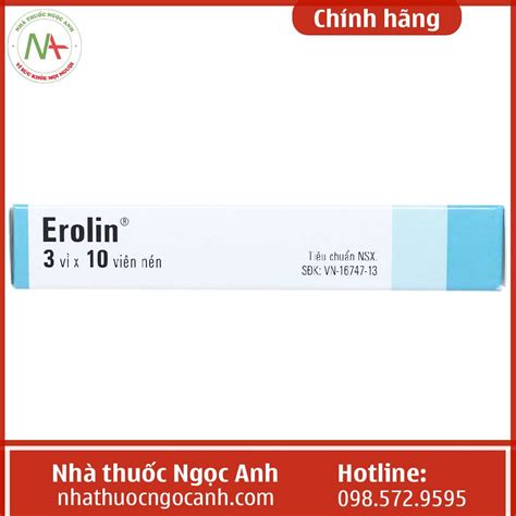 thuốc erolin | Erolin l thuc g Cng dng cch