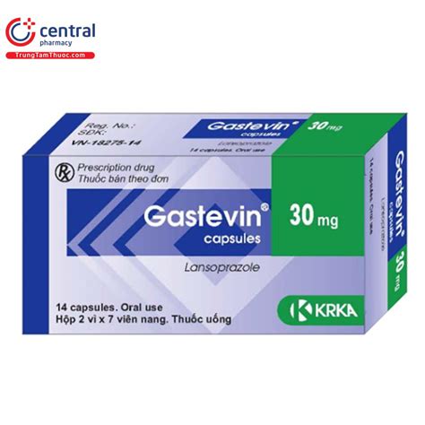 thuốc gastevin 30mg | Thuc Gastevin capsules 30mg iu tr lot