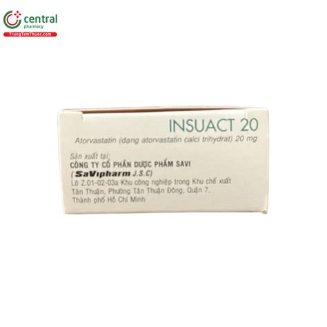 thuốc insuact 20 | Thuc h m mu Insuact Cng dng