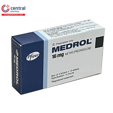 thuốc medrol 16 | Medrol 16mg Cng dng v liu dng