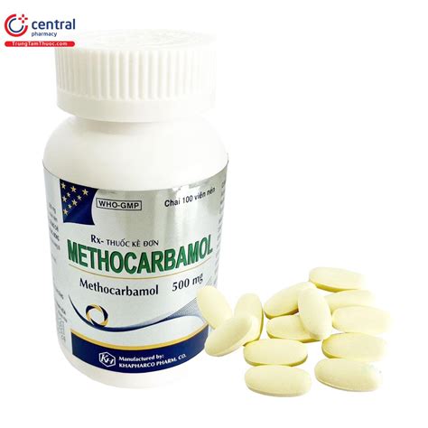thuốc methocarbamol | Thuc Methocarbamol trong iu tr au c
