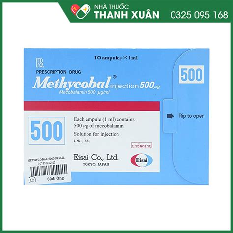 thuốc methycobal | Thuc Methycobal 500mcg Tc dng liu dng